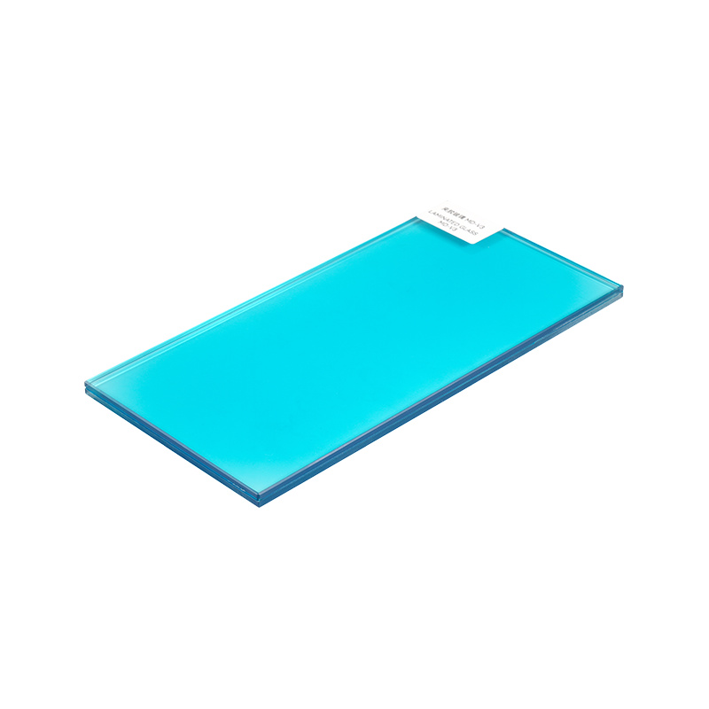 Colores de película EVA y PVB Vidrio laminado a prueba de radiación disponible Colores de película EVA y PVB Vidrio laminado a prueba de radiación disponible